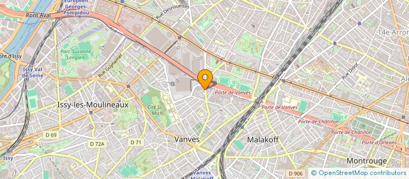 localisation de l'entreprise MONSIEUR LUCAS LEFRANC  VANVES