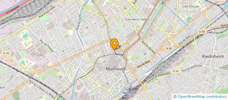 localisation de l'entreprise MONSIEUR LUCAS LEGER  MULHOUSE