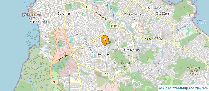 localisation de l'entreprise MONSIEUR LUCAS LEITE SILVA TAVORA  CAYENNE