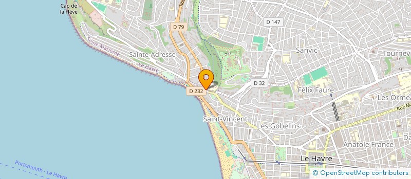 localisation de l'entreprise MONSIEUR LUCAS LEKHAL  SAINTE-ADRESSE