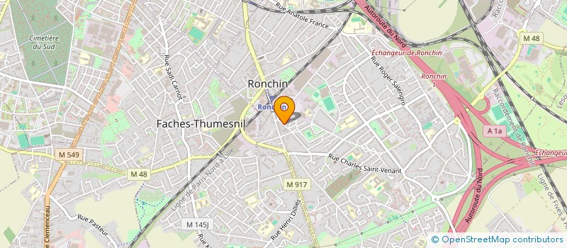 localisation de l'entreprise MONSIEUR LUCAS LELEUX à RONCHIN