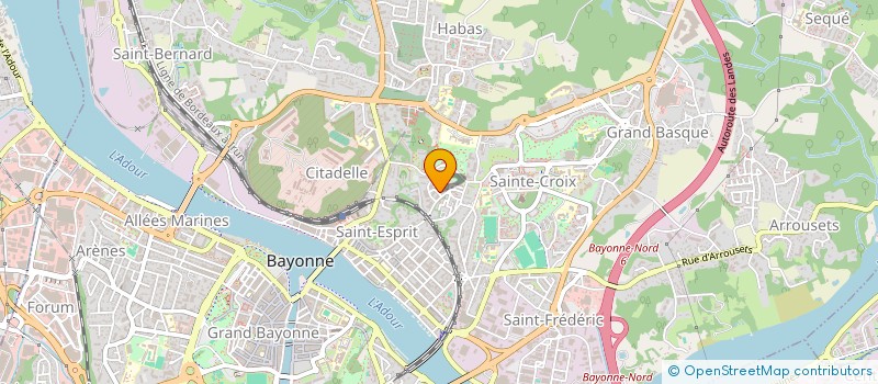 localisation de l'entreprise MONSIEUR LUCAS LEMAITRE  BAYONNE