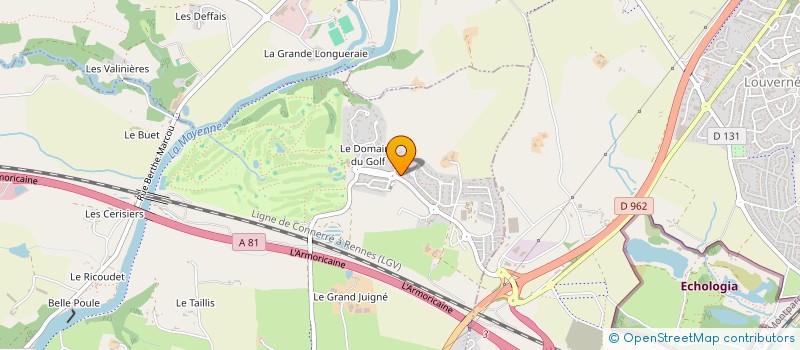 localisation de l'entreprise MONSIEUR LUCAS LEPELLERIN  CHANGE