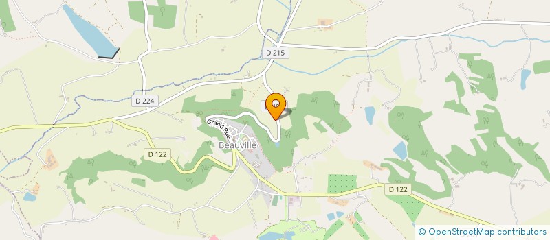 localisation de l'entreprise MONSIEUR LUCAS LEPRINCE  CAUZAC