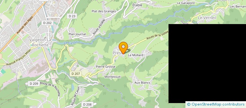 localisation de l'entreprise MONSIEUR LUCAS LEPROVOST  PRESLE