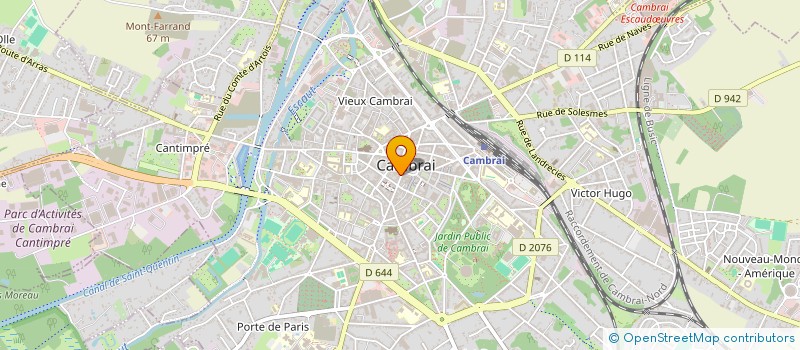 localisation de l'entreprise MONSIEUR LUCAS LEQUEUCHE  CAMBRAI
