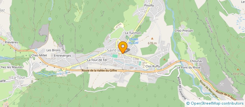 localisation de l'entreprise MONSIEUR LUCAS LEROY à SAINT-JEOIRE