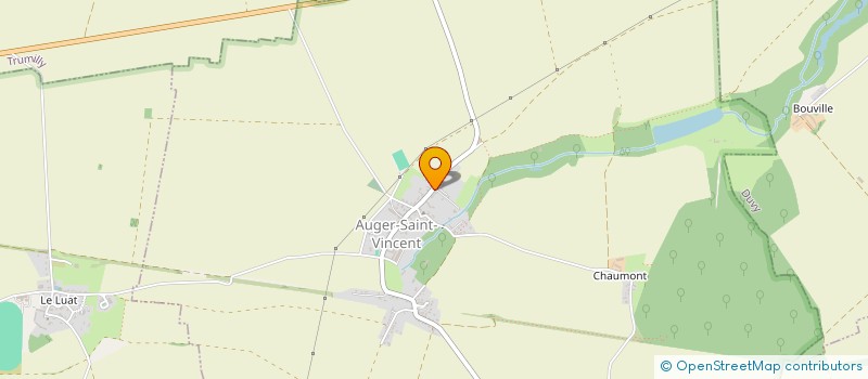 localisation de l'entreprise MONSIEUR LUCAS LEROY  AUGER-SAINT-VINCENT