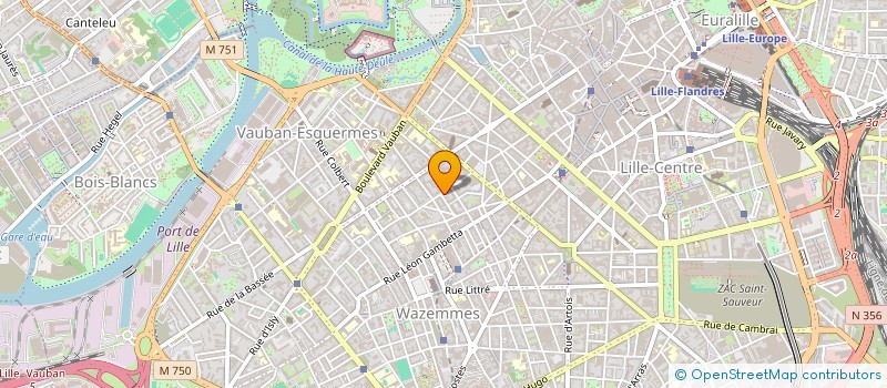 localisation de l'entreprise MONSIEUR LUCAS LESAGE  LILLE