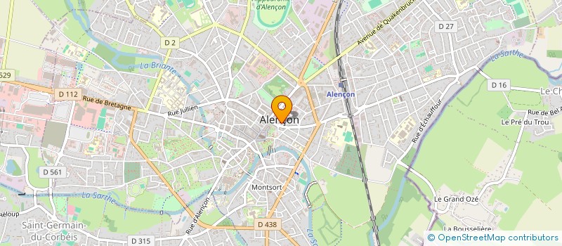 localisation de l'entreprise MONSIEUR LUCAS LETARD à ALENCON