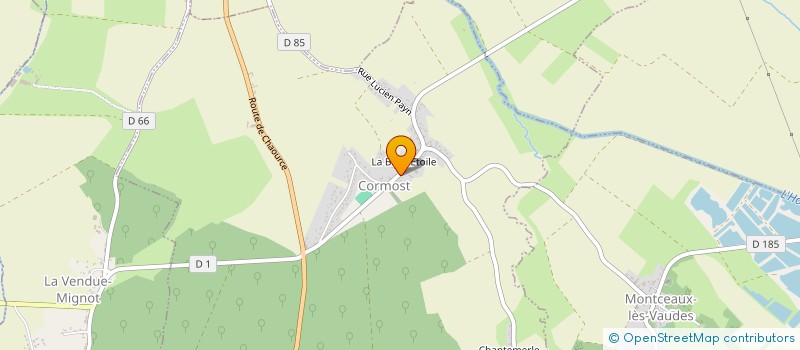 localisation de l'entreprise MONSIEUR LUCAS LEVEL  CORMOST