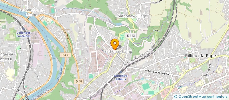 localisation de l'entreprise MONSIEUR LUCAS LEVERT  SATHONAY-CAMP