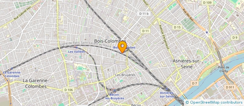 localisation de l'entreprise MONSIEUR LUCAS LEYDET à BOIS-COLOMBES