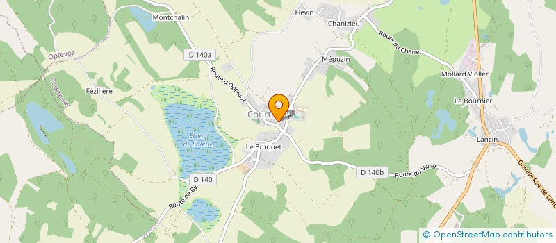 localisation de l'entreprise MONSIEUR LUCAS LHERISSON  COURTENAY