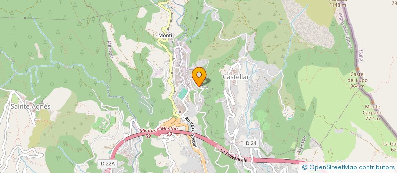 localisation de l'entreprise MONSIEUR LUCAS LIBERTA  MENTON