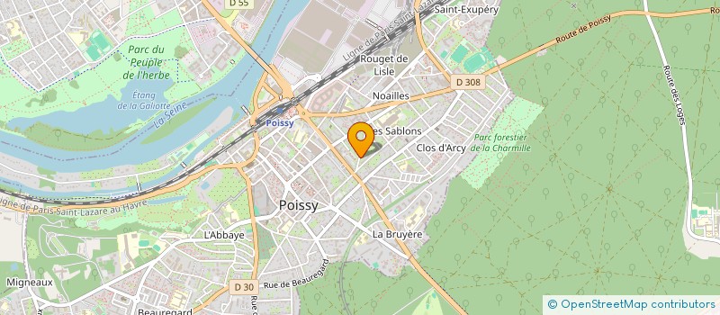 localisation de l'entreprise MONSIEUR LUCAS LOMBARDO à POISSY