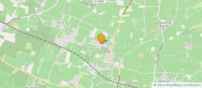 localisation de l'entreprise MONSIEUR LUCAS LOPEZ  SAINT-ESTEPHE