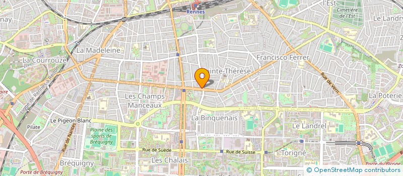 localisation de l'entreprise MONSIEUR LUCAS MADEC  RENNES