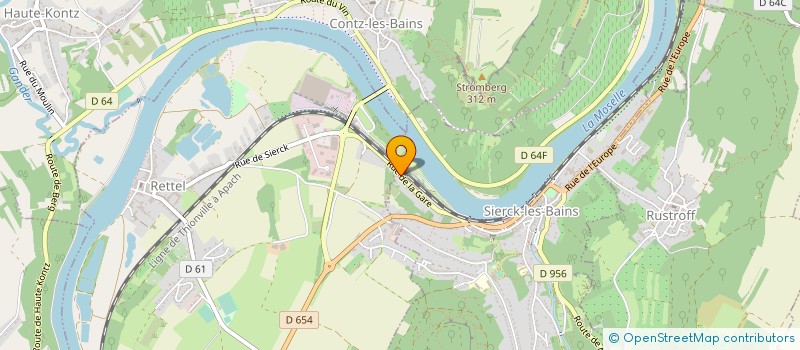 localisation de l'entreprise MONSIEUR LUCAS MAGDALENA  SIERCK-LES-BAINS