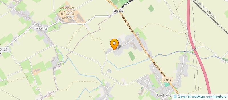 localisation de l'entreprise MONSIEUR LUCAS MAGNIER  AUCHY-LEZ-ORCHIES