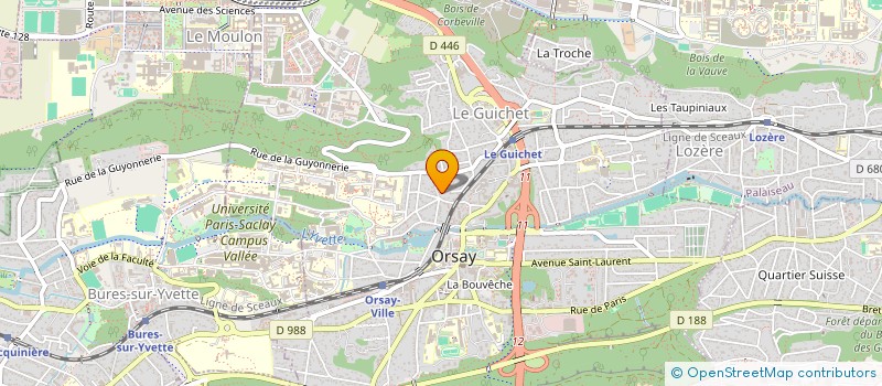 localisation de l'entreprise MONSIEUR LUCAS MAGUET  ORSAY