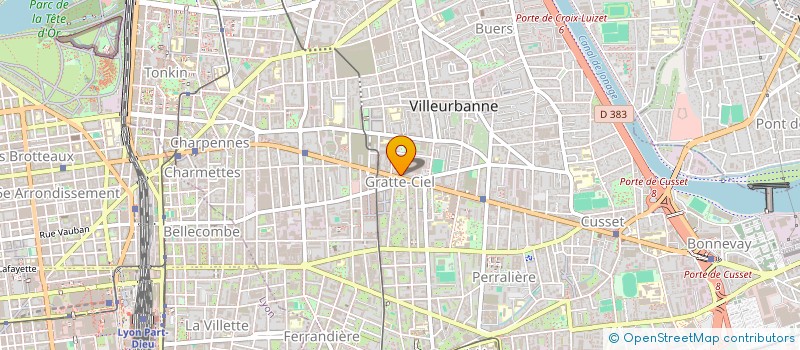 localisation de l'entreprise MONSIEUR LUCAS MAITRE  VILLEURBANNE