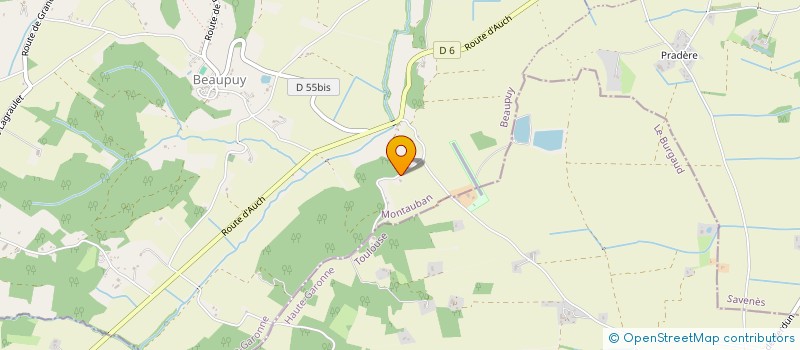 localisation de l'entreprise MONSIEUR LUCAS MALY  BEAUPUY