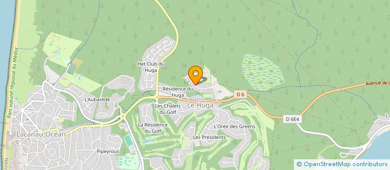 localisation de l'entreprise MONSIEUR LUCAS MANANCOURT  LACANAU