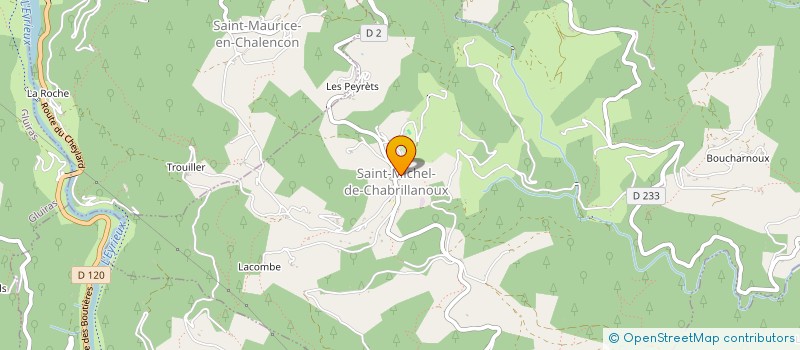 localisation de l'entreprise MONSIEUR LUCAS MANCINI  SAINT-MICHEL-DE-CHABRILLANOUX