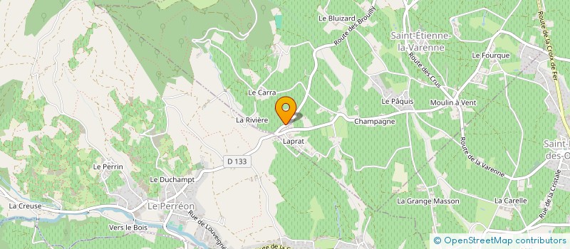 localisation de l'entreprise MONSIEUR LUCAS MANDON à SAINT-ETIENNE-LA-VARENNE