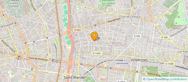 localisation de l'entreprise MONSIEUR LUCAS MARC--BECAM  MONTREUIL