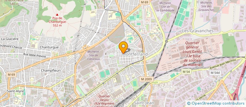 localisation de l'entreprise MONSIEUR LUCAS MARCELLIN  CLERMONT-FERRAND