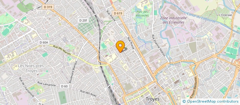 localisation de l'entreprise MONSIEUR LUCAS MARCHAND à TROYES