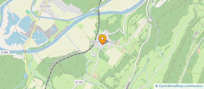 localisation de l'entreprise MONSIEUR LUCAS MARCHESE  ABBANS-DESSOUS