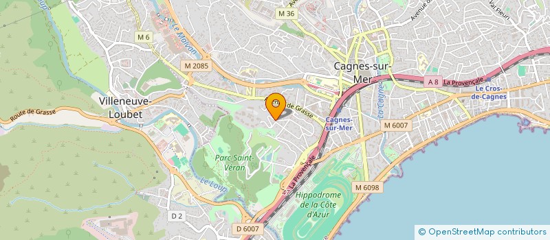 localisation de l'entreprise MONSIEUR LUCAS MARCUCCI  CAGNES-SUR-MER