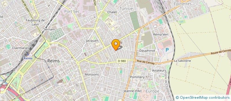 localisation de l'entreprise MONSIEUR LUCAS MARGOT  REIMS