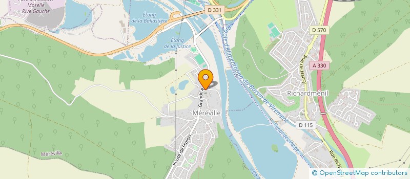 localisation de l'entreprise MONSIEUR LUCAS MARIN  MEREVILLE