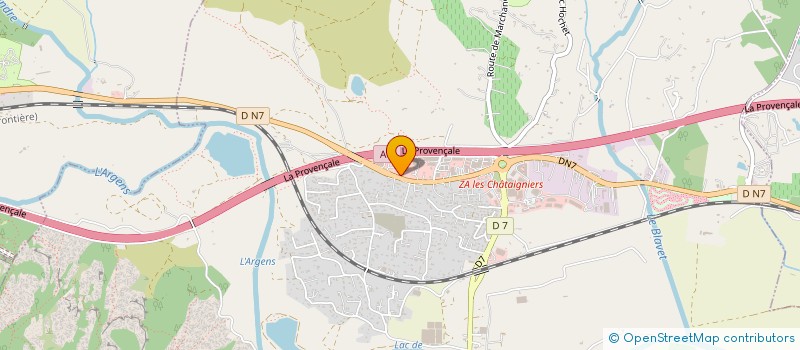 localisation de l'entreprise MONSIEUR LUCAS MARIOTTI  ROQUEBRUNE-SUR-ARGENS