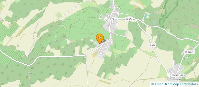 localisation de l'entreprise MONSIEUR LUCAS MARLIER  TRIGNY