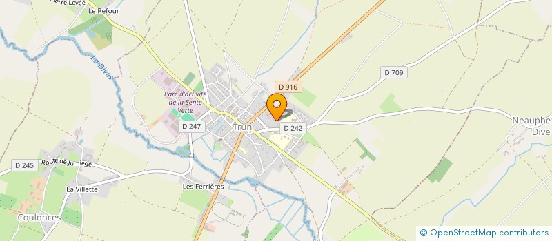 localisation de l'entreprise MONSIEUR LUCAS MARTIN à TRUN