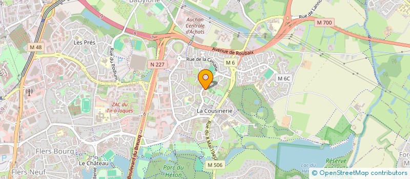 localisation de l'entreprise MONSIEUR LUCAS MARTIN  VILLENEUVE-D'ASCQ