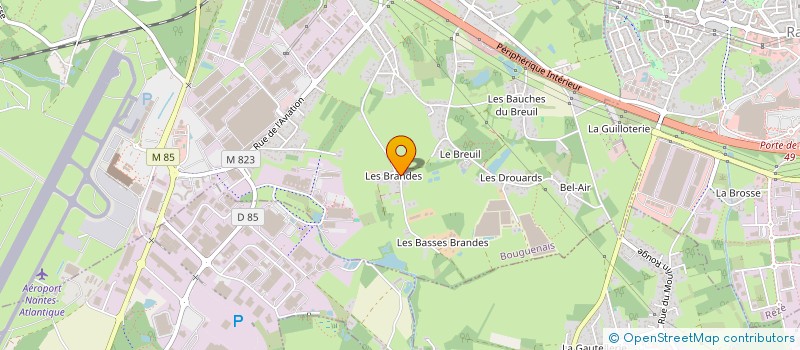 localisation de l'entreprise MONSIEUR LUCAS MARTINEAU à BOUGUENAIS