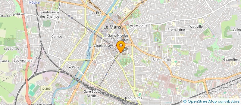 localisation de l'entreprise MONSIEUR LUCAS MARTINELLE  LE MANS