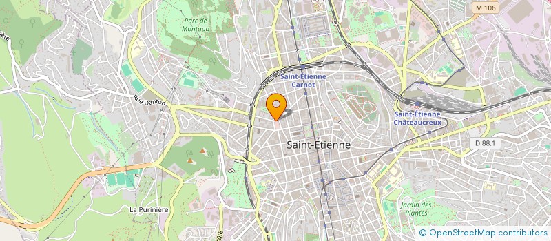 localisation de l'entreprise MONSIEUR LUCAS MARTINET  SAINT-ETIENNE