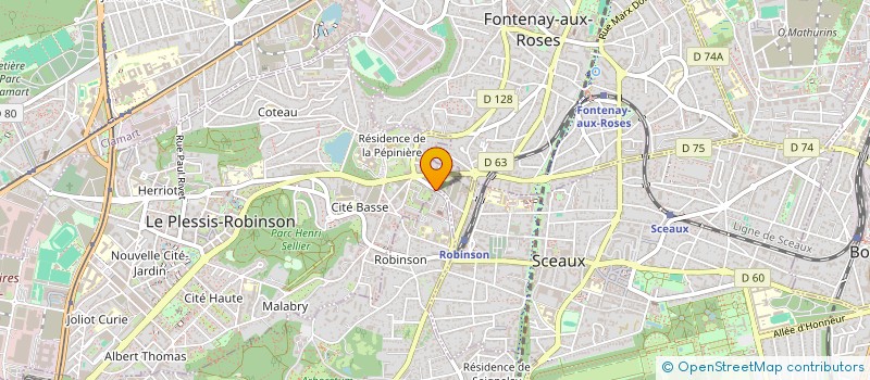 localisation de l'entreprise MONSIEUR LUCAS MARTINEZ  CHATENAY-MALABRY