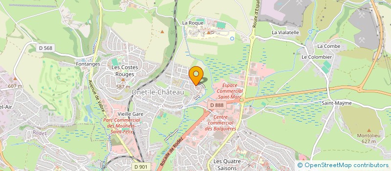 localisation de l'entreprise MONSIEUR LUCAS MARTINEZ  ONET-LE-CHATEAU