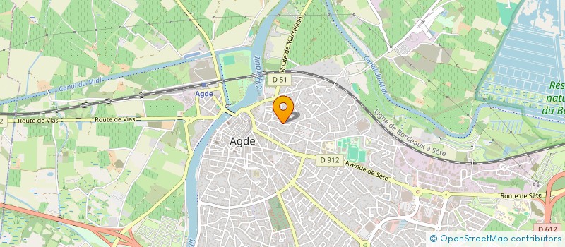 localisation de l'entreprise MONSIEUR LUCAS MARTINEZ à AGDE