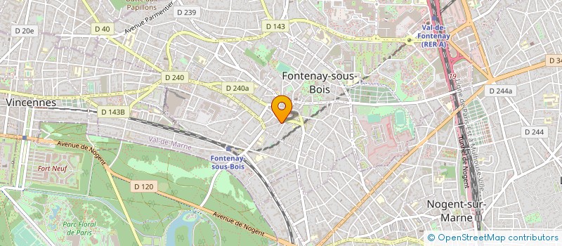 localisation de l'entreprise MONSIEUR LUCAS MARTINS-SENECHAL à FONTENAY-SOUS-BOIS