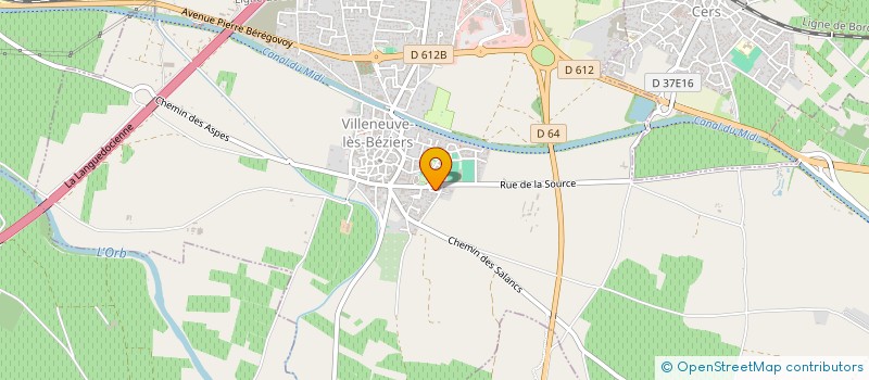 localisation de l'entreprise MONSIEUR LUCAS MAS à VILLENEUVE-LES-BEZIERS