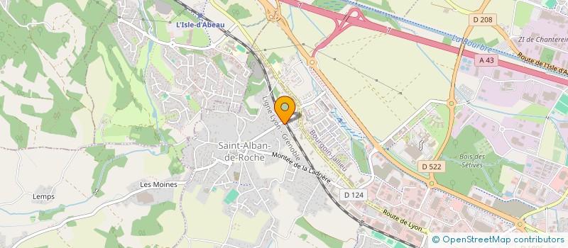 localisation de l'entreprise MONSIEUR LUCAS MASCLAUX  SAINT-ALBAN-DE-ROCHE